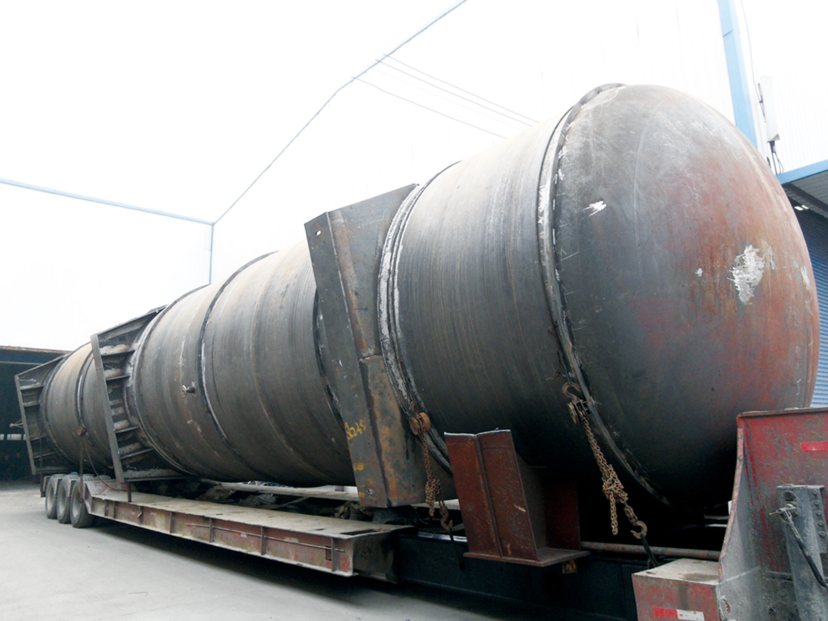 Series of underground storage tanks
