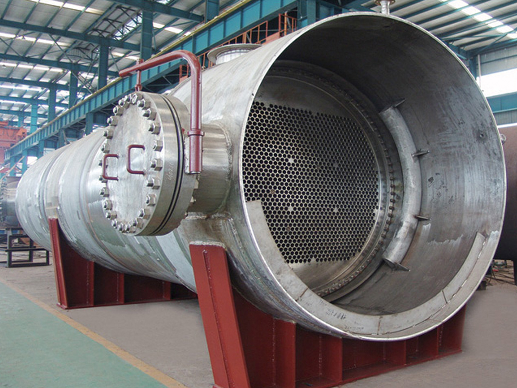 Triple heat exchanger for styrene project (Yuhuang