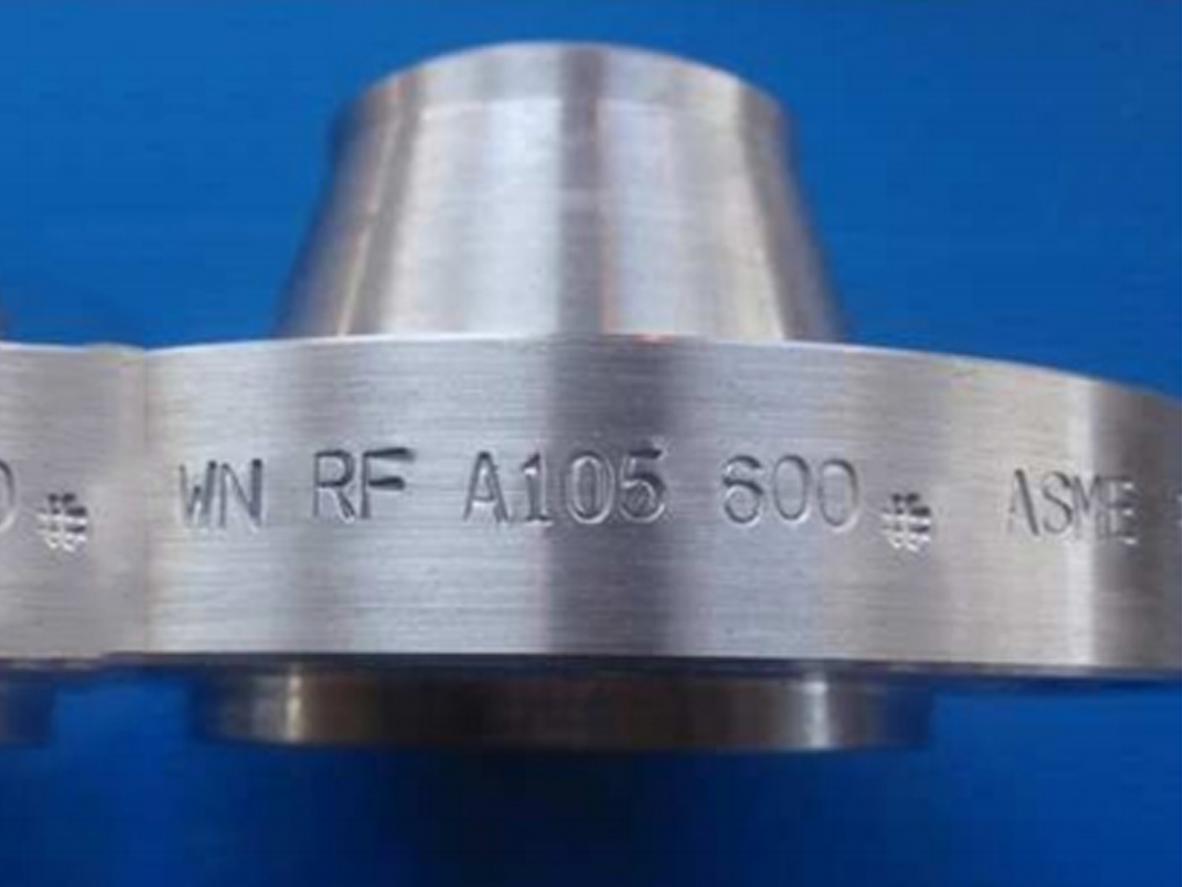 Flange with neck 
butt welding