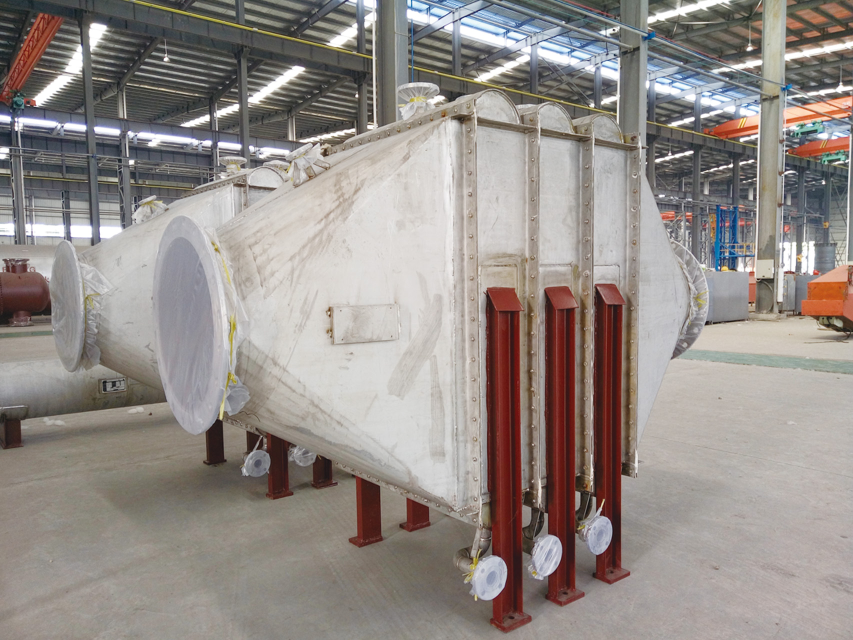 Finned preheater